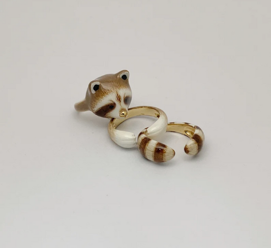 3-Piece Raccoon Rings