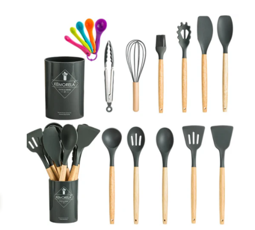 Afralia™ 13-Piece Silicone Kitchen Utensils Set