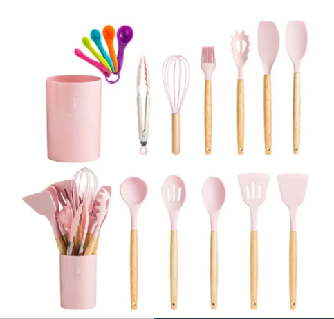 Afralia™ 13-Piece Silicone Kitchen Utensils Set