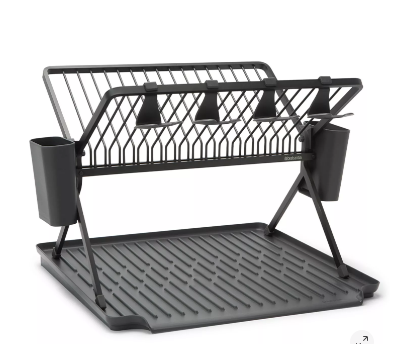 Sink side Large Foldable Dish Rack