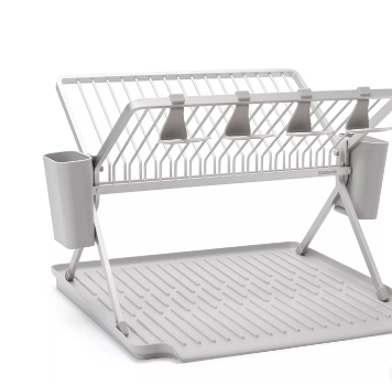 Sink side Large Foldable Dish Rack