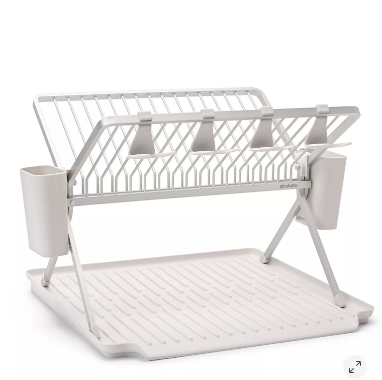 Sink side Large Foldable Dish Rack