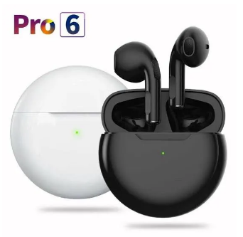 Pro 6. ear buds. original. with touch control system